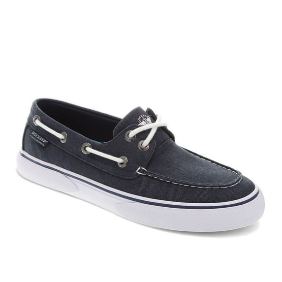 Dockers Mens Rowe Canvas Casual Lace Up Boat Shoe