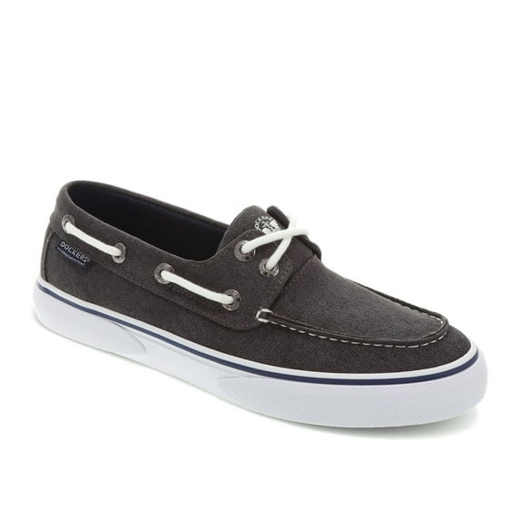 Dockers Rowe Men's Canvas Boat Shoes Color: Black Size: 10 MED