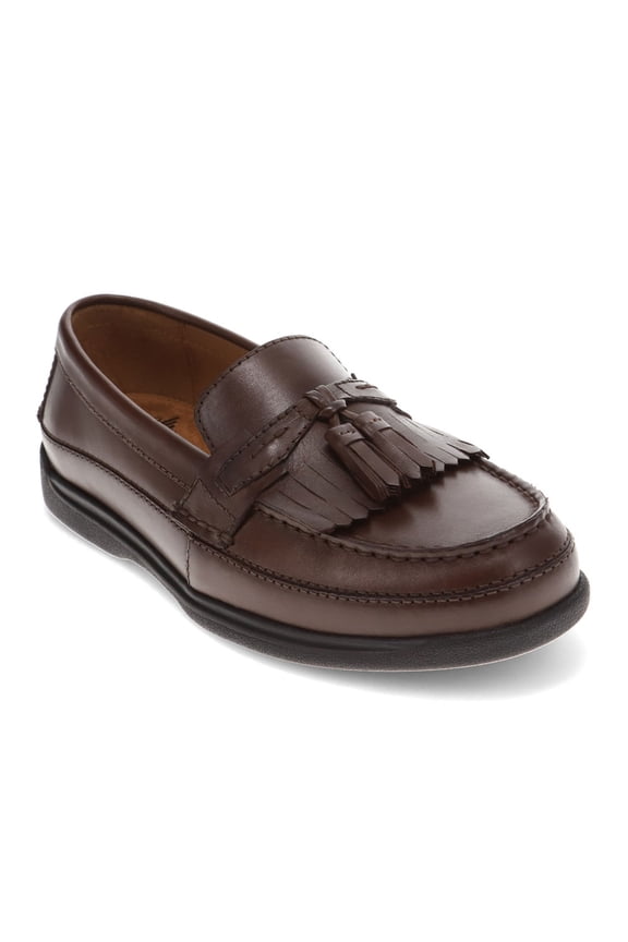 Sinclair Mens Loafers Leather Dress Casual Tassel Loafers for Men