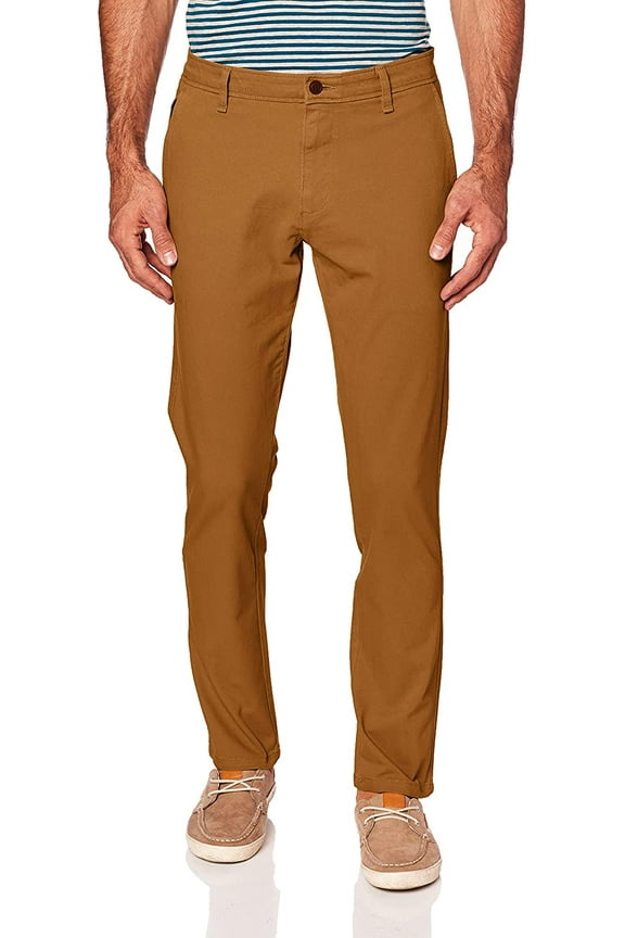 Mens Slim Fit Ultimate Chino with Smart 360 Flex 31W x 32L Dark Ginger