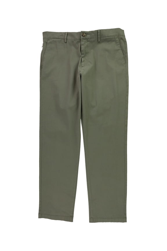 Mens Smart 360 Flex Casual Chino Pants, Green, 29W x 30L