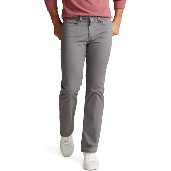 Dockers Mens Straight Fit Jean Cut All Seasons Tech Pants Standard 34W x 29L Burma Grey
