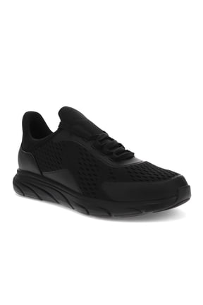 Mens Torben Slip Resitant Casual & Dress Shoes Lace Up Sneaker, Black, Size 10.5