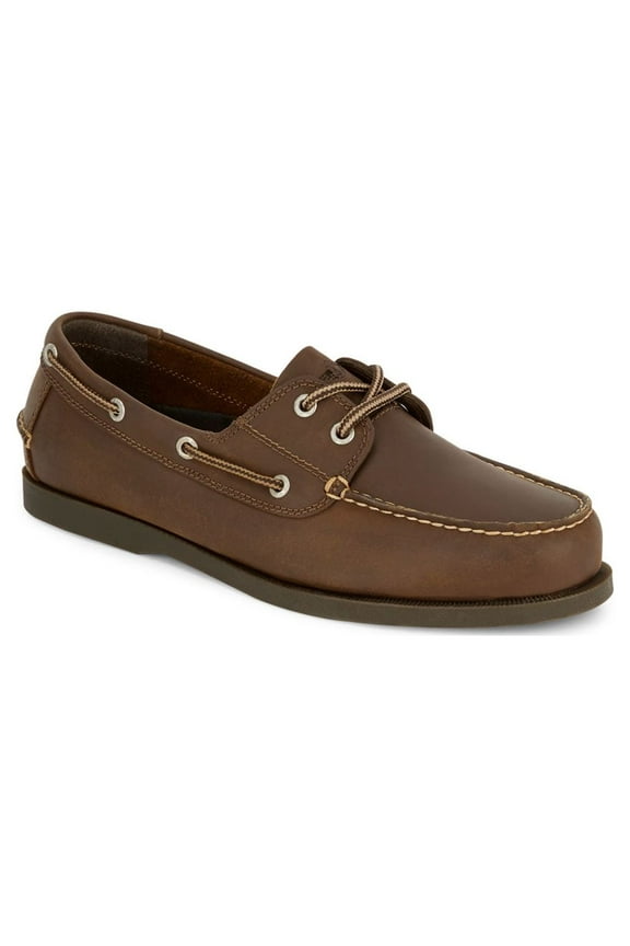 Mens Vargas Leather Casual Classic Boat Shoe