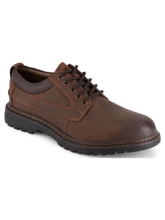 Mens Warden Leather Oxford Shoe Stain Defender