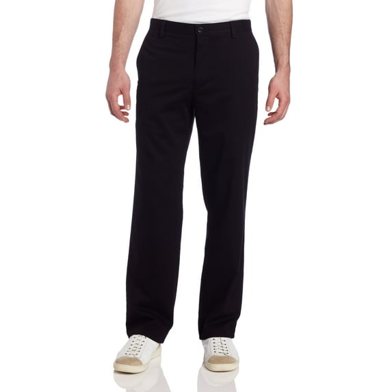 Dockers NEW Black Mens Size 40x32 Straight Dress - Flat Front D2 Pants
