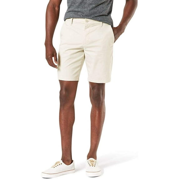 Dockers PORCELAIN KHAKI Men's Supreme Flex Ultimate Shorts , US 33