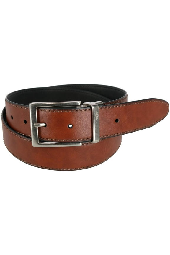 Reversible Dress Belt with Nickel Buckle (Men)