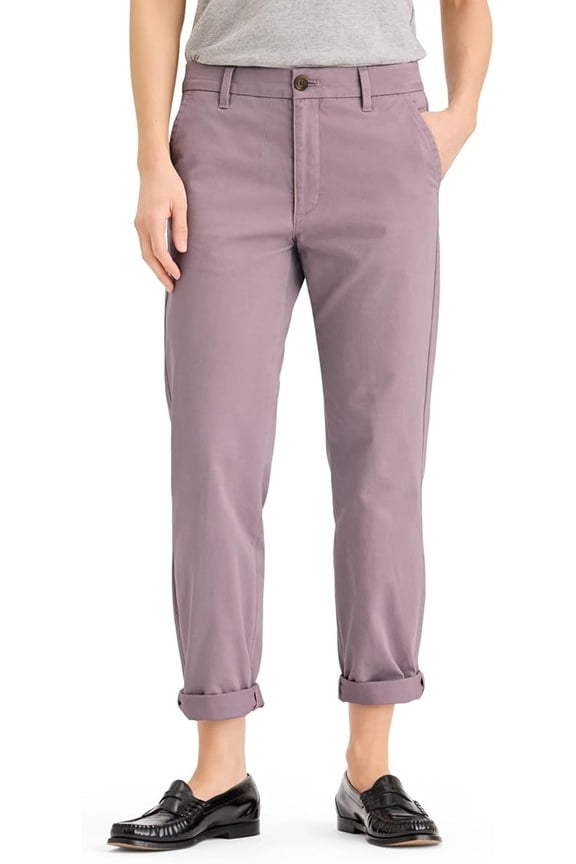 Women's Weekend Chino Mid-Rise Slim Fit Pants Toadstool Purple Size 29
