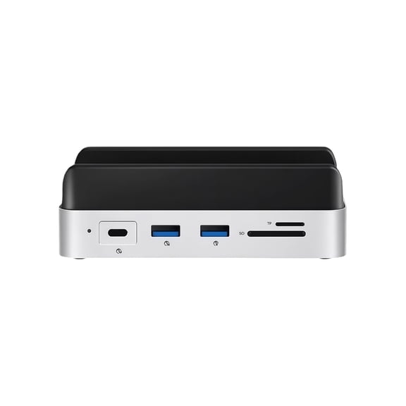 Docking Hub with 8TB Storage, 4K HDTV Output, Gigabit Ethernet, and Fast Charging