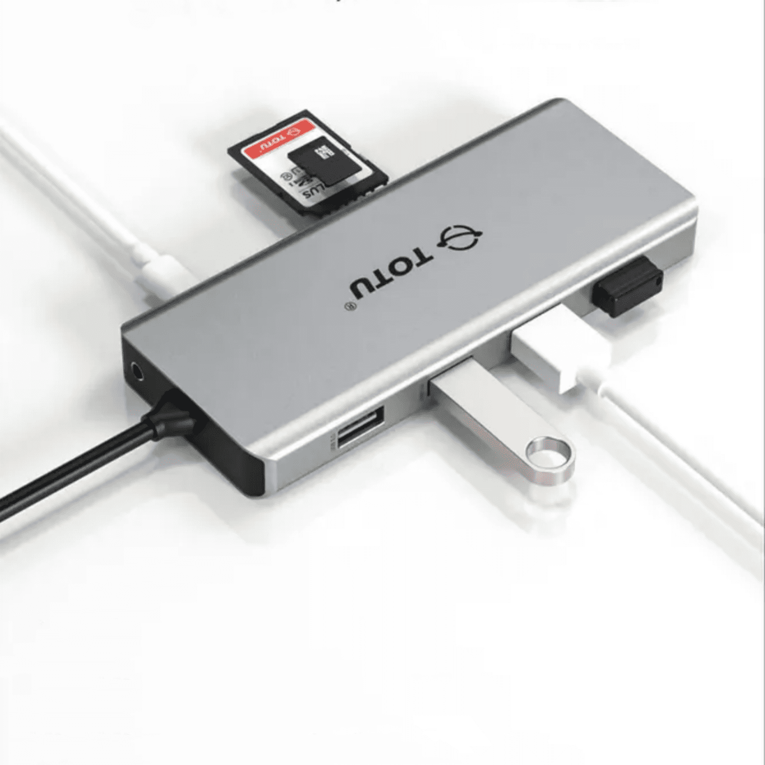 AsterOutdoor USB C Hub, 12 in 1 Surface Pro Docking Station