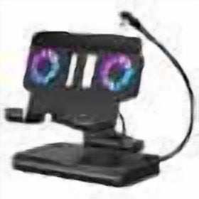 Docking Station for ROG Ally X for Steam Deck, for MSI Claw, for LEGION Go with Dual Fans HDMI 2.1 100W PD USB 3.2 Gigabit Ethernet Adjustable Stand
