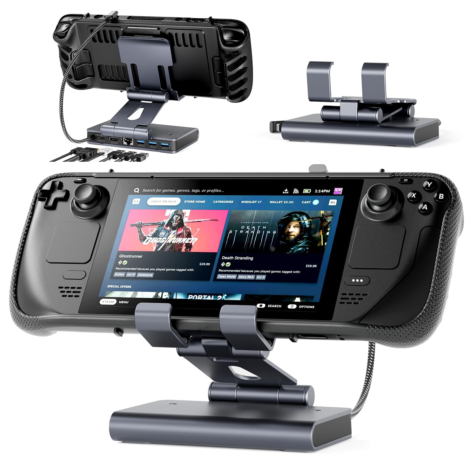 Amazon.com: GKI M.2 Steam Deck Dock, 7-in-1 Docking Station