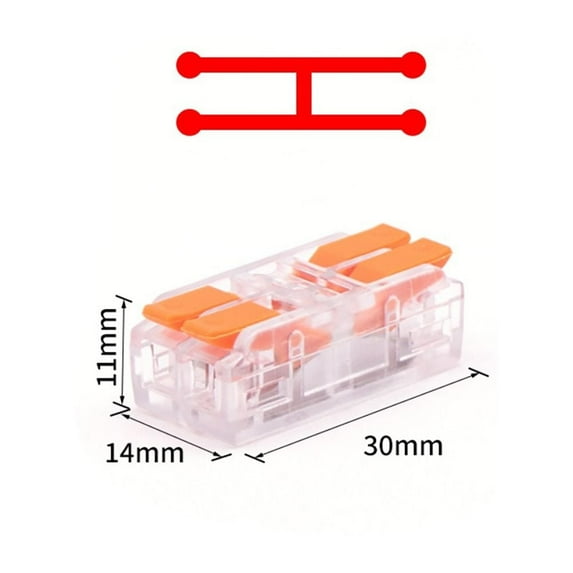 Docking Universal Compact Push-in Terminal Blocks Mini Quick Terminal Block Compact Splice Electrical Connectors Fast Connector Wire Connector 4