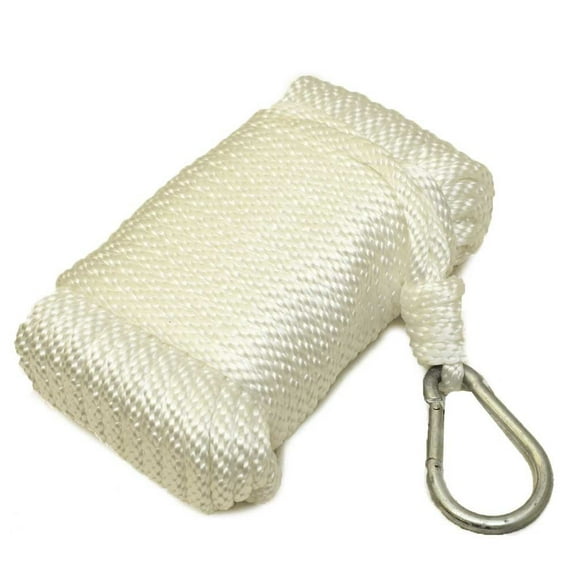 Dockmate Boat Anchor Line DM 53328 | 3/8 Inch x 100 Ft White