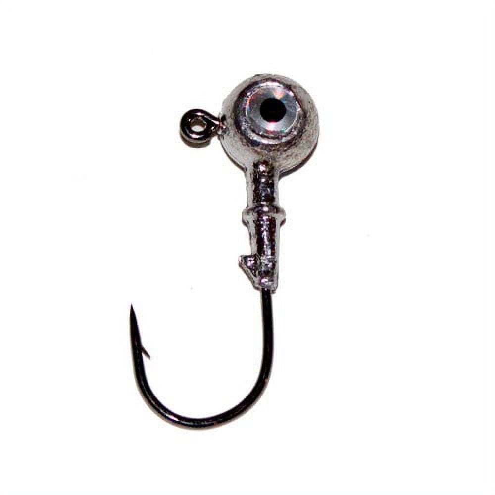 Dockside B185-00 Black Platinum 1/8oz Black Fishing Jig Head Freshwater Lure