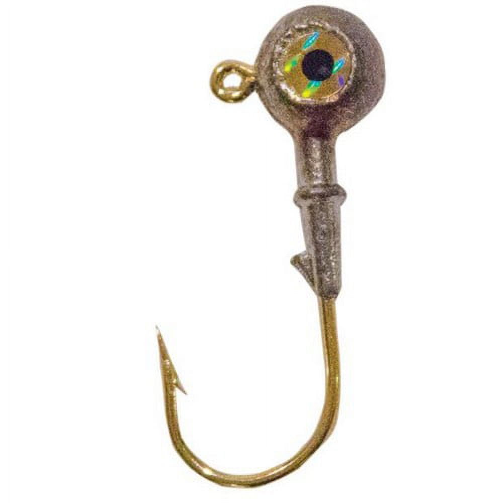 Dockside G125-00 Golden Eye COLOR 1/2oz Soft Bait Fishing Jig Head Lure