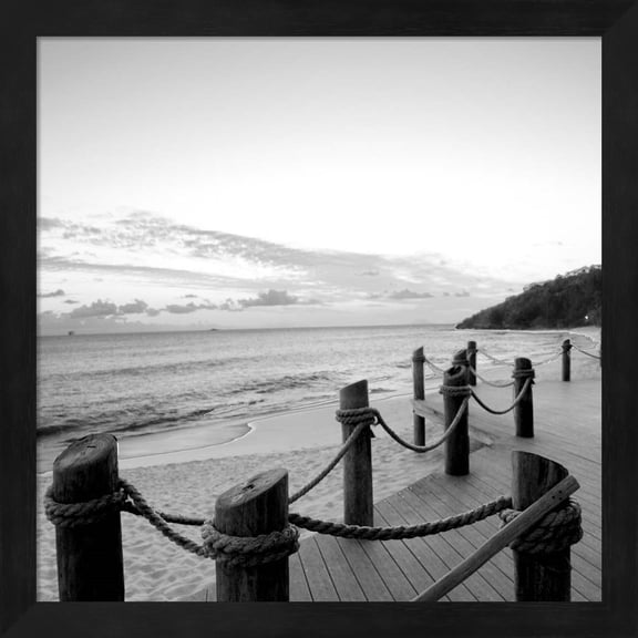 Dockside Paradise I by Susan Bryant, Framed Wall Art, 13.25W x 13.25H