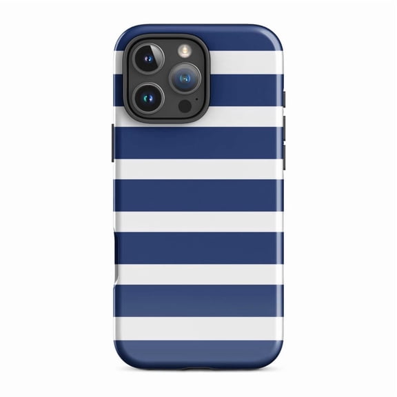 Dockside Stripe Coastal Case for iPhone 11 12 13 14 15 16 17 Pro Max Plus