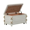 thumbnail image 1 of Dockside White Storage Trunk, 1 of 9