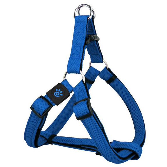 Doco DCA201-02L Puffy Air Mesh Step-In Harness Leash, Blue - Large