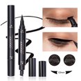 thumbnail image 1 of Docolor Liquid Eyeliner Stamp Double-sided Liquid Winged Eye Liner Pen Waterproof Smudgeproof Long Lasting Wing - Black, 1 of 9