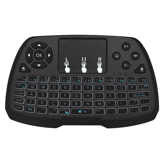 Docooler 2.4GHz Wireless Keyboard Touchpad Handheld Remote Control for Android Smart TV PC Notebook