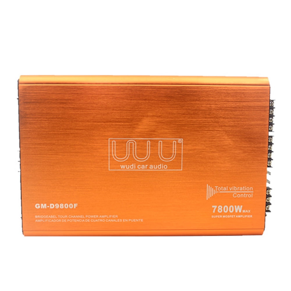 Docooler 4Channel Car Audio Amplifier 7800W ClassD Stereo Power