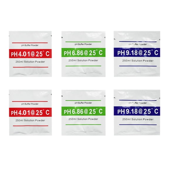 Docooler PH Meter Calibration Point 3 Type PH Buffer Powder Set Measure Calibration Solution Powder For PH Test Meter