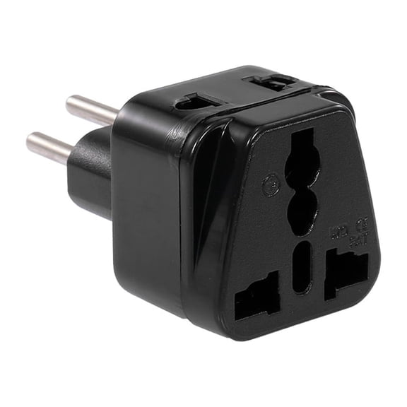 Docooler Swiss Embedded Conversion Swiss to Universal Socket Travel Adapter Black