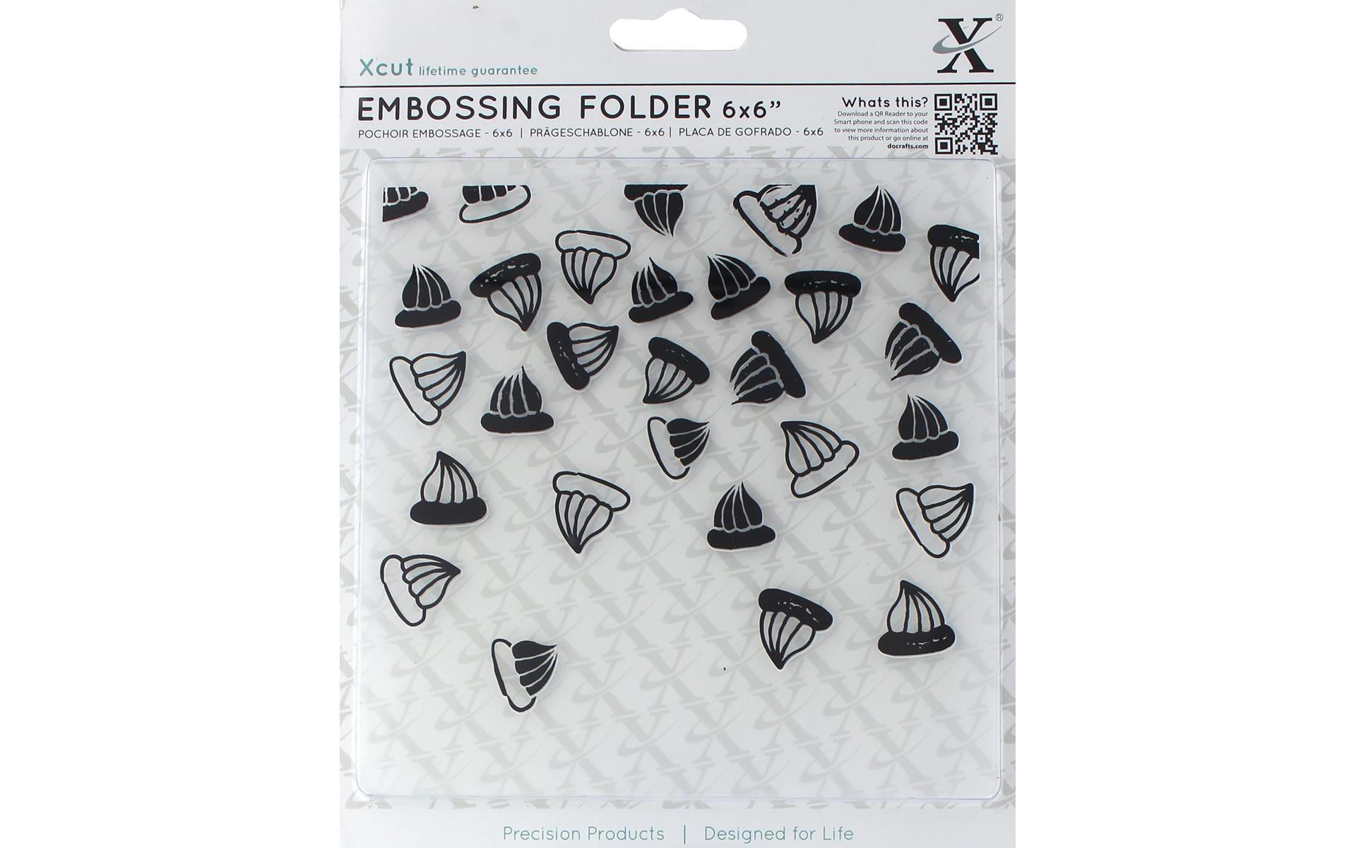 Docrafts Xcut Embossing Folders 6x6 ST Iced Gems