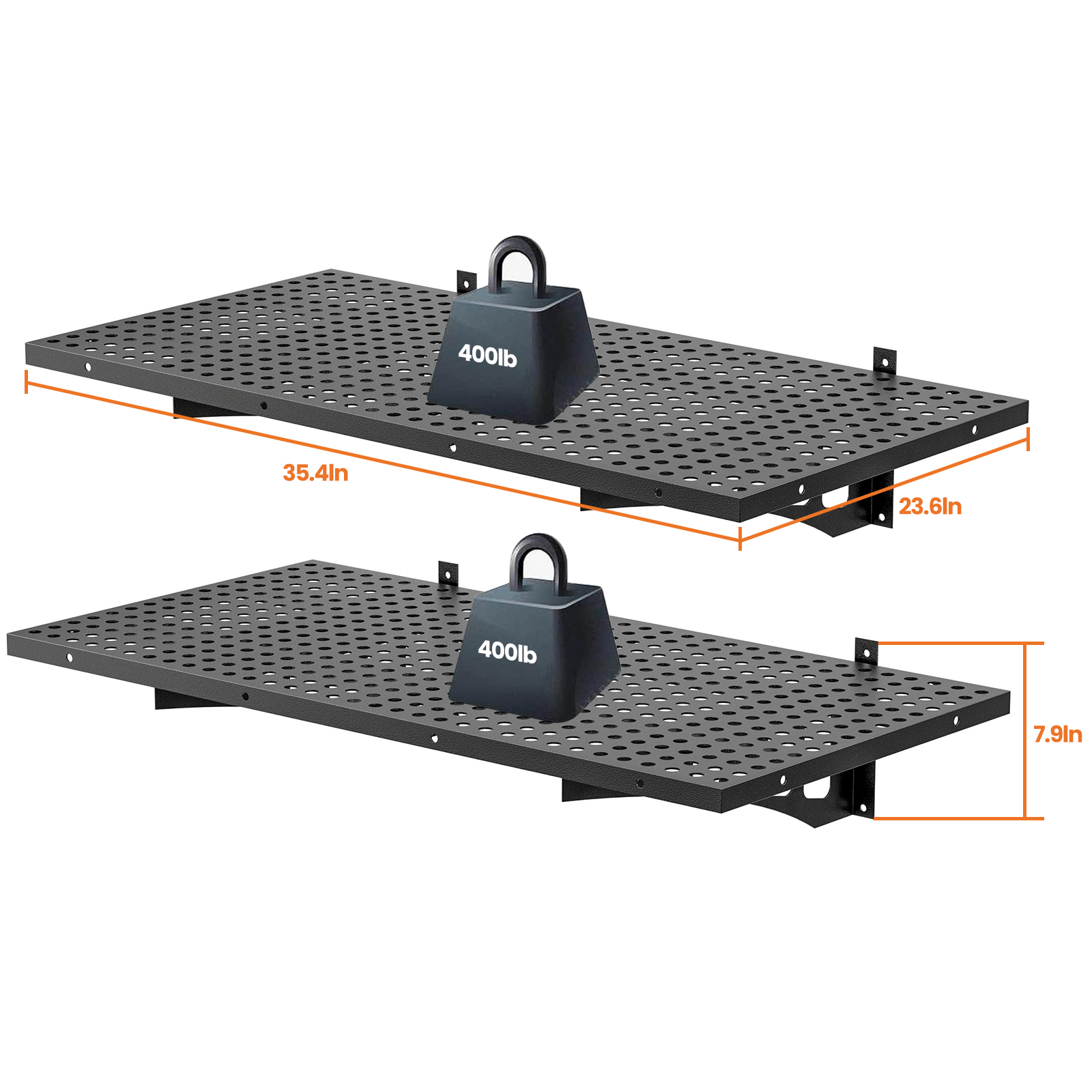 Docred 2packGarage Storage Rack Floating Wall Heavy Duty Garage Wall