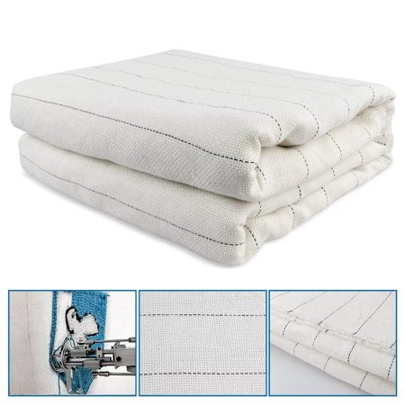 Docred 82''x 118'' Tufting Cloth, Primary Tufting Cloth with Marked Lines, Large Size Needlework Fabric, Monk's Cloth for Tufting Gun, Rug-Punch, Tuft for Using Rug Tufting Guns