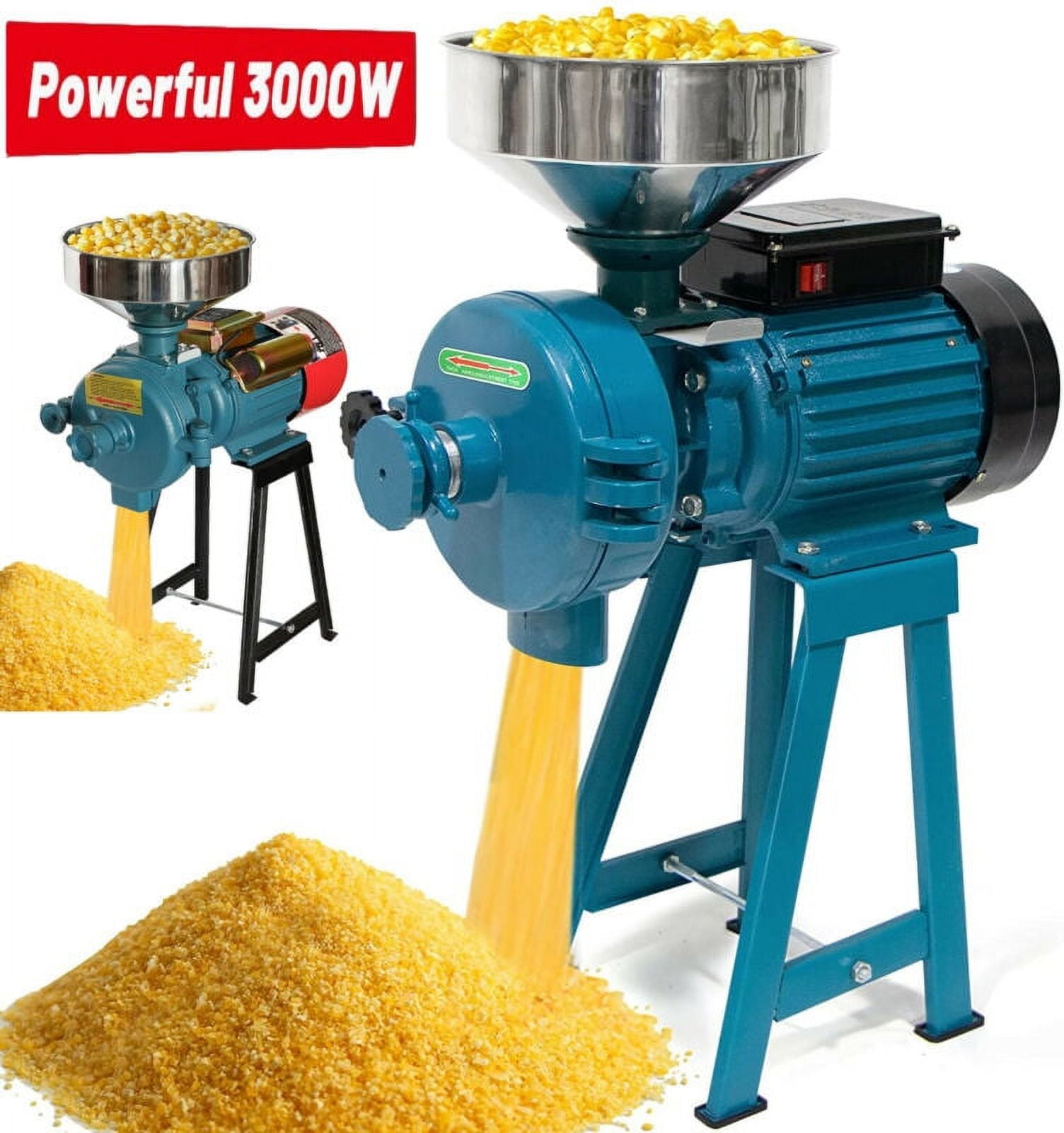 Docred Electric Grain Mill Grinder Dry Wet Grinder, Corn Mill Corn
