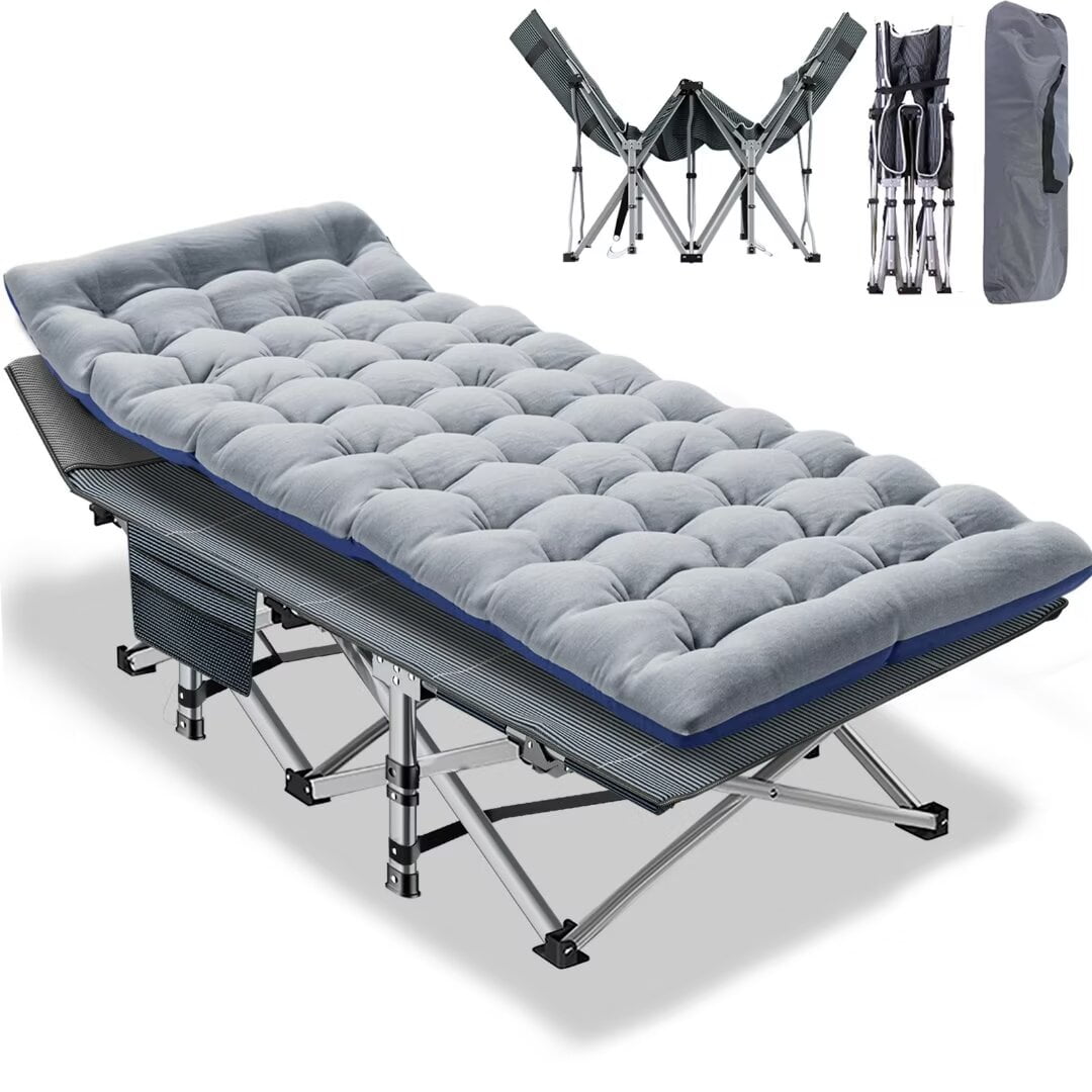 Docred Folding Camping Cot with Mattress,Fold Cots ,Portable Sleeping