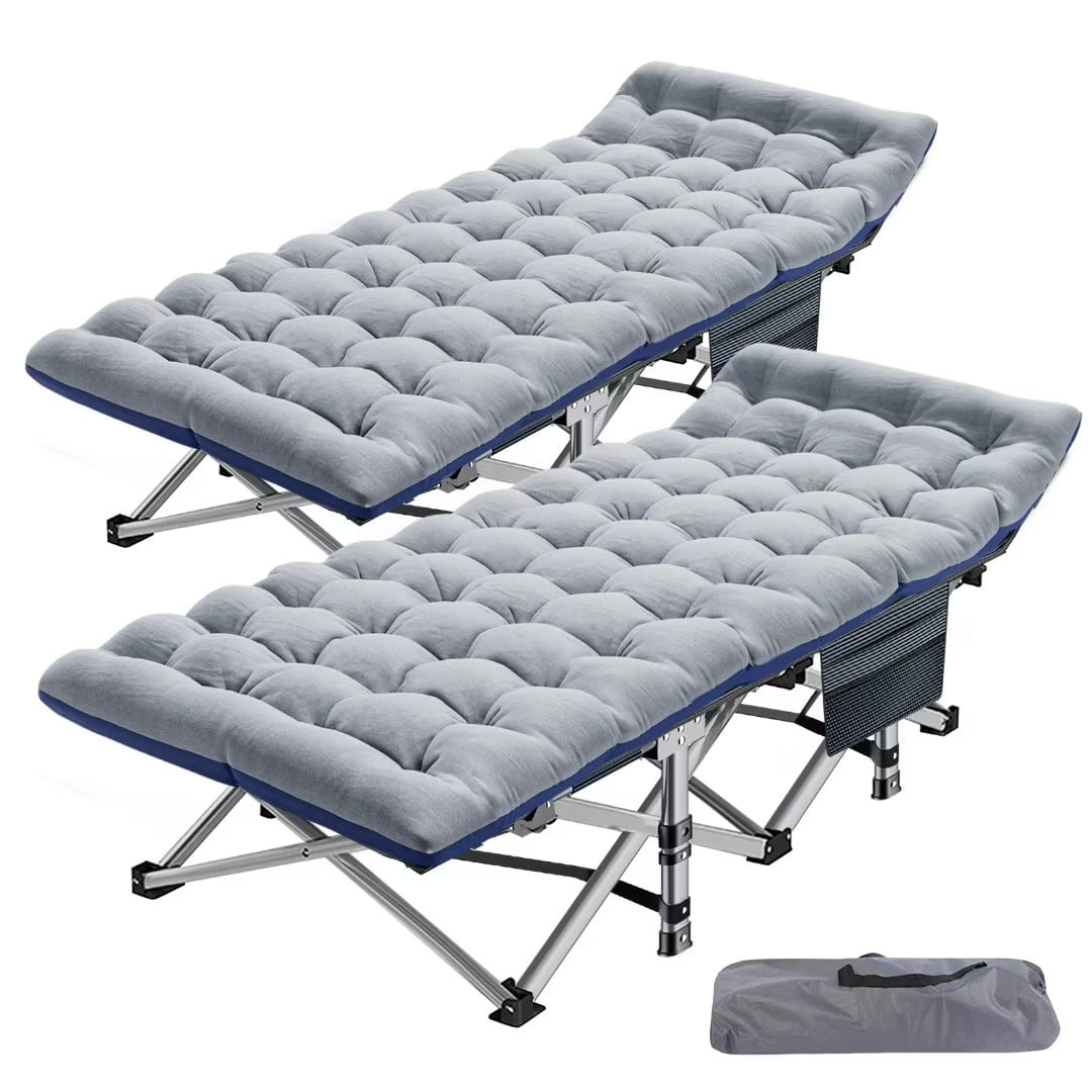 Docred Folding Camping Cots for Adults Heavy Duty cot with Carry Bag
