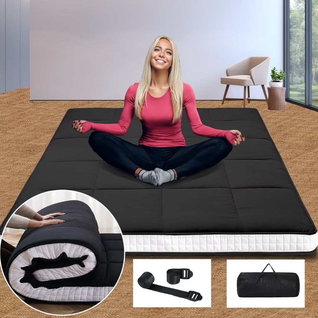 Docred Futon Floor Mattress, Japanese Thicken Futon Mattress Camping