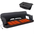 Docred 2 Person Heated Stadium Seat Bleacher Seat with Back & Arm