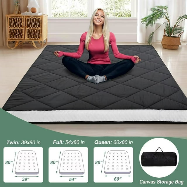 Docred Japanese Floor Mattress Futon Mattress, Thicken Tatami Mat