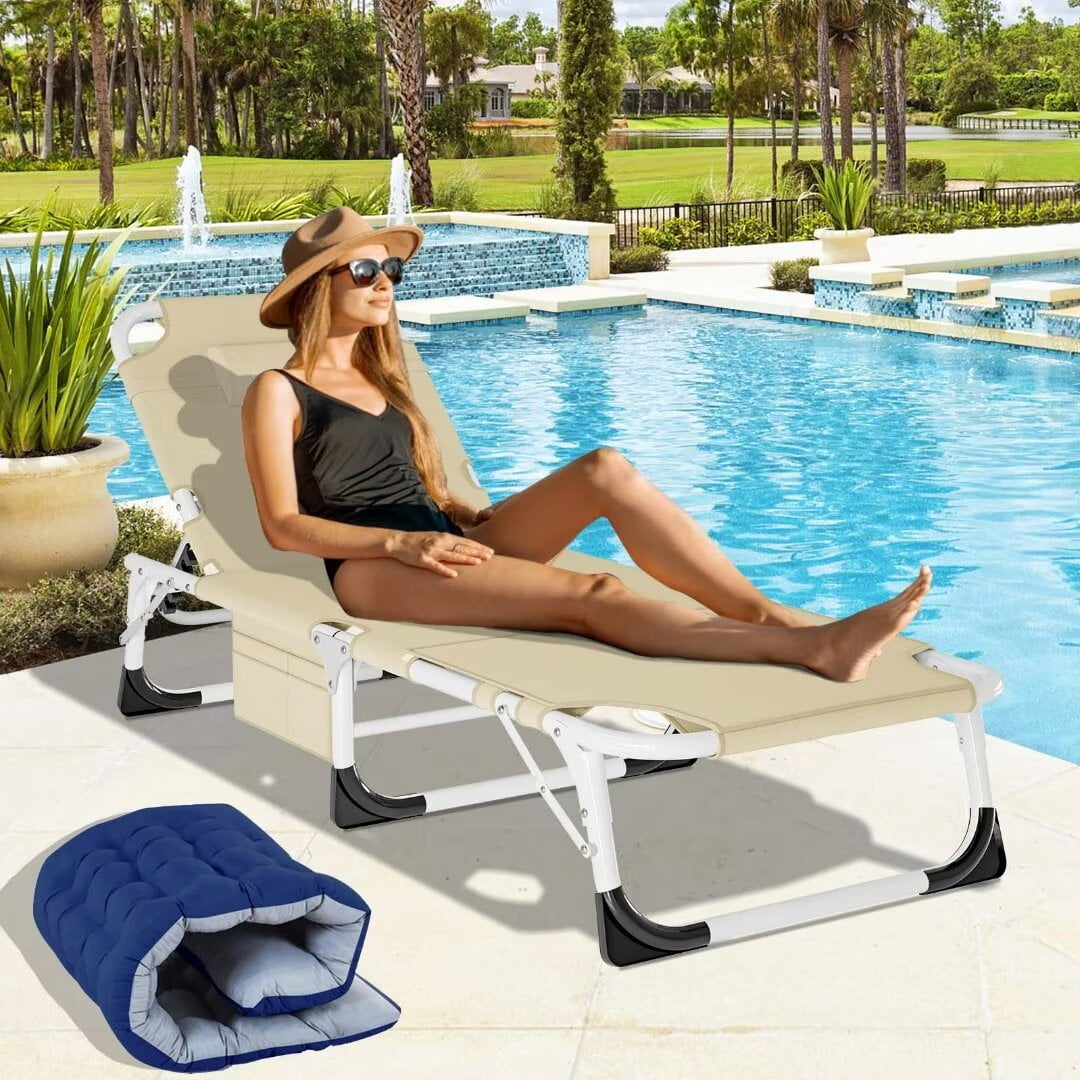 Beach fashion chair with face hole