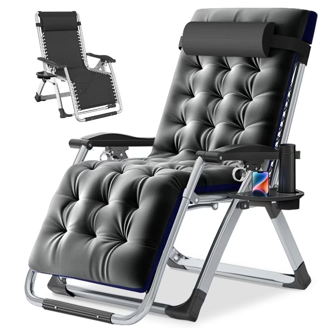 Docred Oversized Zero Gravity Chair, Reclining Lounge Chair with