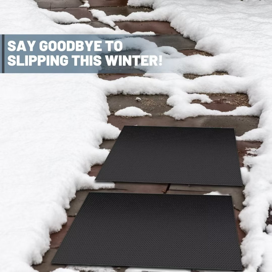 HeatTrak Heated Snow Melting Mats for Stairs - Heated Outdoor Mats - Electric Snow Melting Mats for Winter Snow Removal - Trusted Snow and Ice