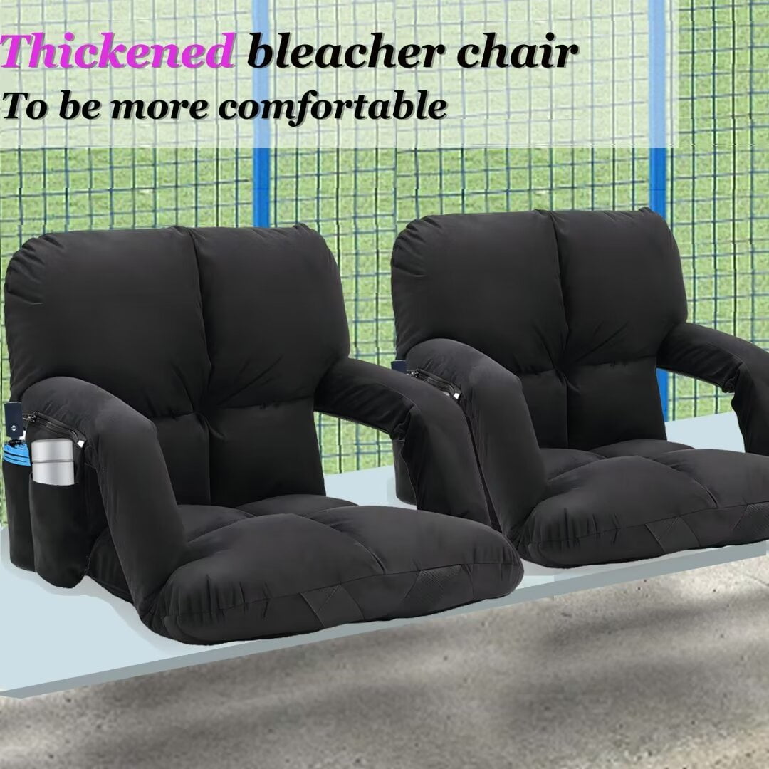 Docred Stadium Seats for Bleachers with Back Support, Benches Portable