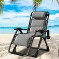 Docred Zero Gravity Chair, Reclining Lounge Chair with Removable