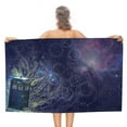 thumbnail image 1 of Doctor Who Beach Towel Microfiber Oversized Lightweight Beach Towel Extra Large Sand Free Towels Travel Swim Pool Yoga Gym Camping Beach Essentials Accessories Vacation Gift 51*31 Inch, 1 of 8