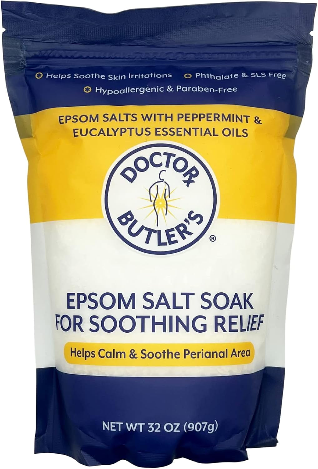 Doctor Butler’s Epsom Salt Soak Sitz Bath Salts for Hemorrhoids