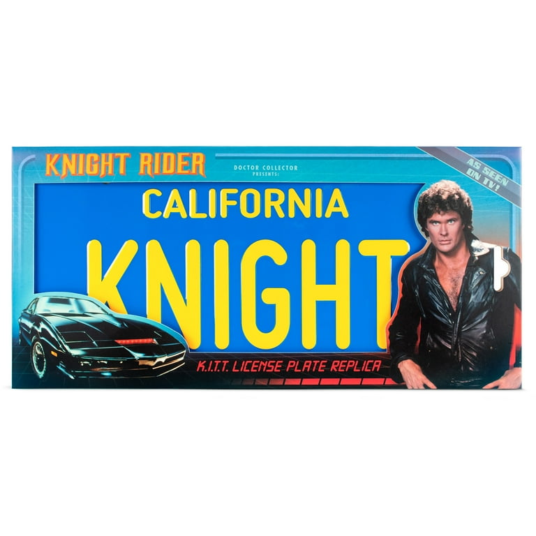 Doctor Collector: Knight Rider K.I.T.T. License Plate Replica