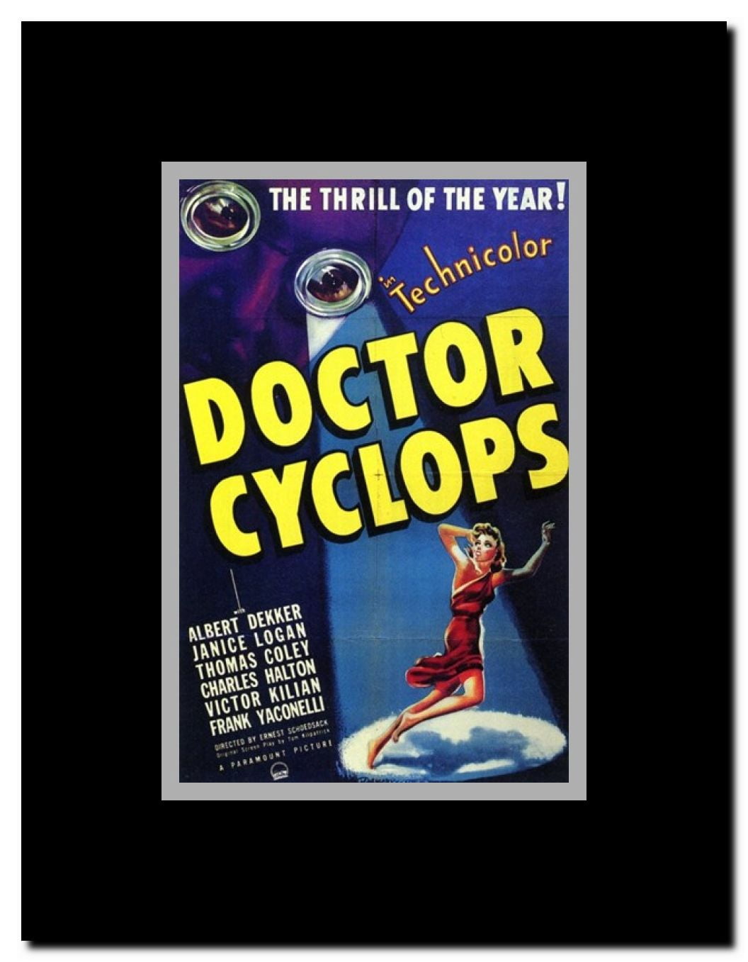 Doctor Cyclops Framed Movie Poster