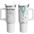 thumbnail image 1 of Doctor Day Gifts for Women Men, 40 Oz Tumbler with Handle and Straw, Doctors Week School Graduation Cup, Dr Presents Insulated Stainless Steel Water Bottle 1PC, 1 of 6