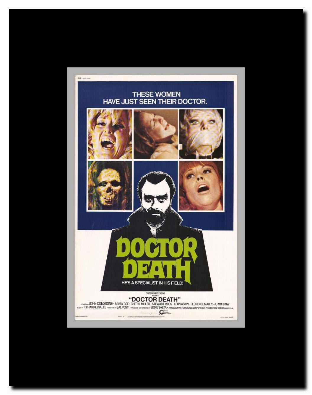 Doctor Death: Seeker of Souls Framed Movie Poster